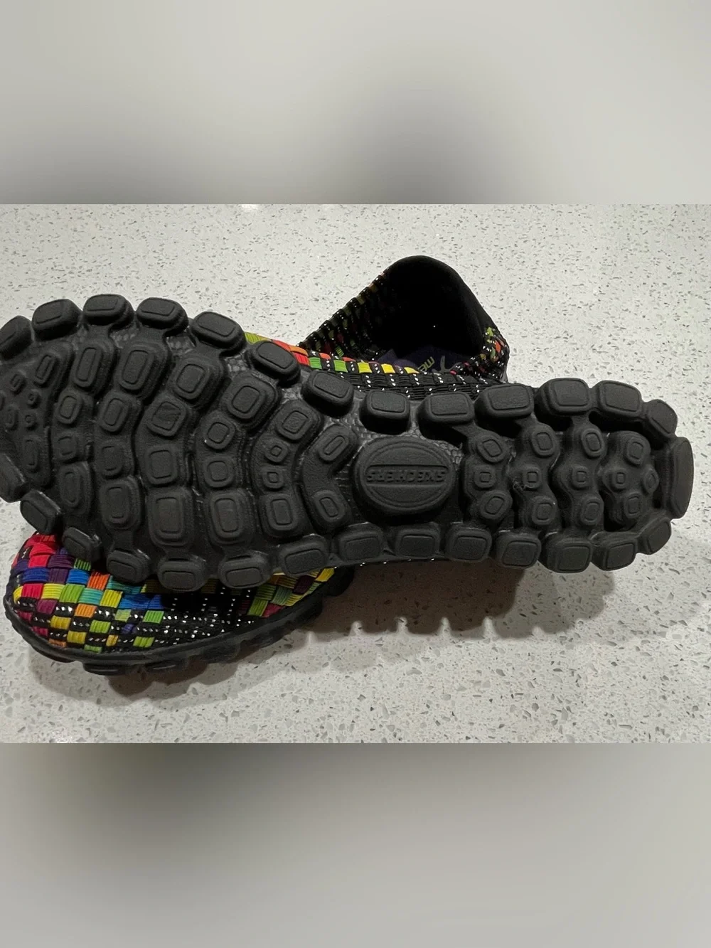 Skechers EZ Flex 2 Delphi Slip-on Multi Color Flat Comfort Shoes Women’s SZ 8.5